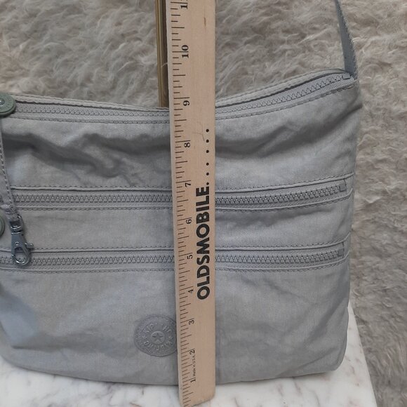 Kipling Gray Alvar Shoulder Crossbody Bag - Picture 5 of 9